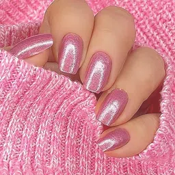 caterinachiara shimmer finish best long lasting nail polish.. shimmer pink image 3