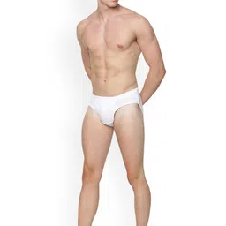 Ramraj Men Pack Of 4 Cotton Mid-Rise Briefs SURYA_IE_WHIT_4P image 5