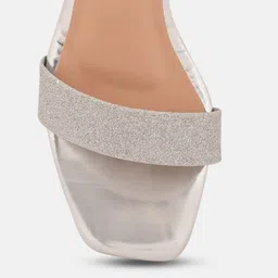 DressBerry Textured Party Block Sandals image 2