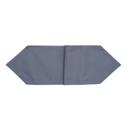 MASPAR Grey & White Solid 4 Seater Table Runner-image-14