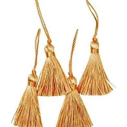 Pink Parrot Red & Beige Ethnic Motifs Table Runner With Tassels image 4