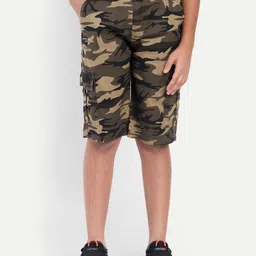 PUPPET-NX Boys Camouflage Printed Running Cargo Shorts-picture-28