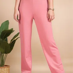 Mast & Harbour Women High-Rise Easy Wash Pleated Trousers-picture-27