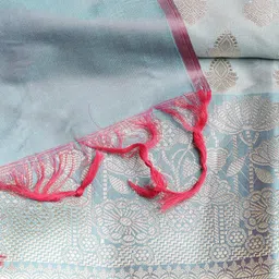 Meena Bazaar Floral Woven Design Unstitched Dress Material image 3