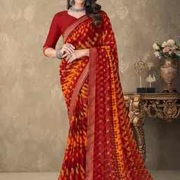 LeeliPeeri Designer Poly Chiffon Saree-picture-23
