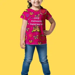 NUSYL Girls Cotton Tshirts image 4