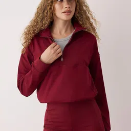 Trendyol Women Mock Collar Long Sleeves Sweatshirt-picture-24