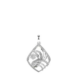 VALANOVA Women 14 Kt White Gold Lab Grown Diamond Pendant 2.82 gm-image-18