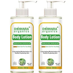 Donnara Organics Set Of 2 Aloe Vera Body Lotion For Healthy & Glowing Skin - 200 ml Each-image-75