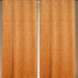 IVAZA Gold-Toned Set of 2 Ethnic Motifs Room Darkening Window-picture-42