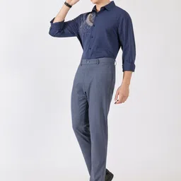 Espanshe Men Slim Fit Trousers-picture-23