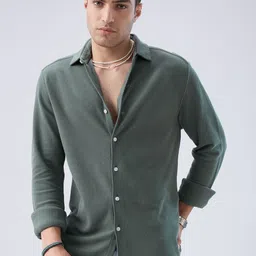 VASTRADO Men Classic Slim Fit Casual Shirt-image-42
