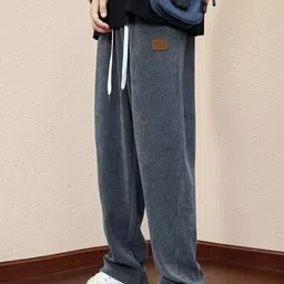 Mast & Harbour Men Loose Fit Easy Wash Trousers-picture-19