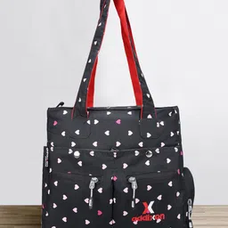 Addixon Printed Shopper Shoulder Bag with Cut Work image 1