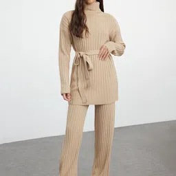 Trendyol Striped Sweater & Trouser Co-Ords-picture-34