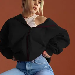 Mast & Harbour Women Fleece Lightweight Open Front Jacket-picture-23