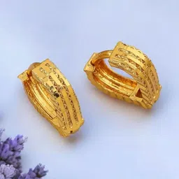 SHREE KRISHNA SHOPPING Gold-Plated Brass Earrings-picture-46