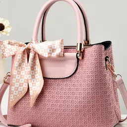 StyleCast Women Textured Structured Bow Detail Handheld Bag-image-56
