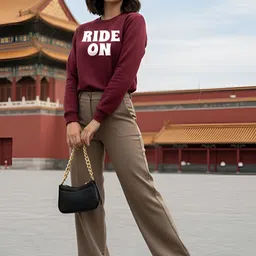 Moda Rapido Women Printed Sweatshirt image 3