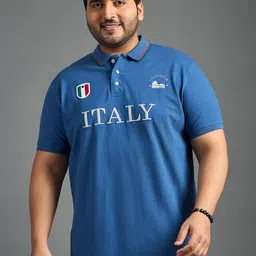 bigbanana Originals Men Embroidered Polo Collar Pure Cotton Bio Finish Plus Size T-shirt-picture-16