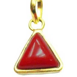 VANISHREE WORLD Gold-Plated Triangular Pendants image 3