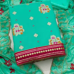 Maroosh Embellished Unstitched Dress Material-picture-21