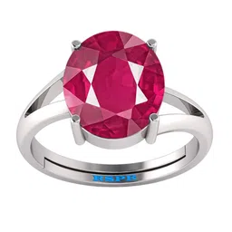RSPR 7.25 Ratti 6.60 Carat Certified Natural Ruby Manikya Gemstone Adjustable Ring-picture-20