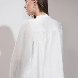 CHIC BY TOKYO TALKIES Bishop Sleeves Shirt Style Top image 3