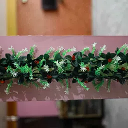 kingstyle impex Artificial Flowers Home Decoration Vine Creepers Plant Wall Hanging Chain 274I Multicolor Rose Artificial Flower image 3