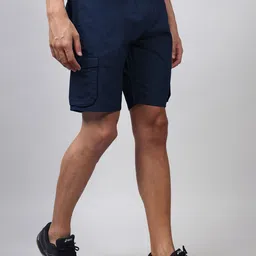 HAUWER Men Slim Fit Pack Of 2 Cargo Shorts image 3