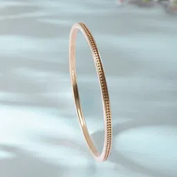 Mia by Tanishq Sleek Textured Gold Bangle-picture-28