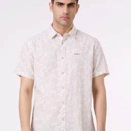 Pepe Jeans Men Abstract Printed Spread Collar Pure Cotton Casual Shirt-image-52
