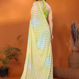 Ekasya Striped Satin Saree image 2