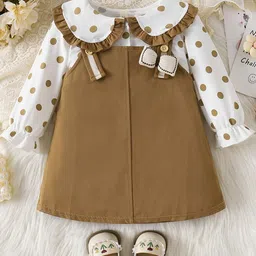 Hopscotch Girls Polyester Printed Dresses-image-90