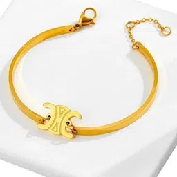 MYKI Stainless Steel Gold-Plated Wraparound Ethereal Bracelet-picture-11