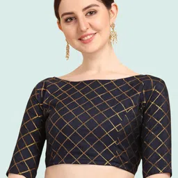 Moda Rapido Woven Design Saree Blouse-picture-25