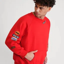 Peach Men Sweatshirt image 2