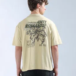 Flying Machine Graphic Printed Oversized Fit T-Shirt image 4