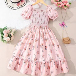 YK Floral Print Fit & Flare Maxi Dress-picture-32