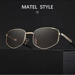 Arzonai Unisex Black Lens & Gold-Toned Other Sunglasses with Regular Lens MA-98020-picture-12
