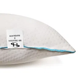 SH Creation and Handlooms White Square Pre-Filled Cushions image 4