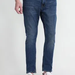 U.S. Polo Assn. Men Prince Slim Fit Mid-Rise Heavy Fade Stretchable Jeans-picture-13