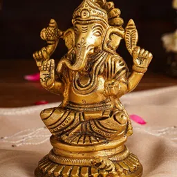 JAYPORE Gold-Toned Religious Idol Showpiece image 4