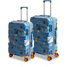 CARRIMATE Set Of 2 Manchester Printed 360 Spinner Wheels TSA Lock Hard-Sided Trolley Bags-image-6