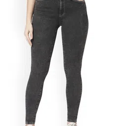 Kraus Jeans Women Skinny Fit High-Rise Light Fade Jeans-image-61
