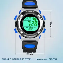 Time Up Unisex Kids Dial & Bracelet Style Straps Digital Multi Function Watch WF45-102 image 4
