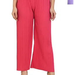 Brainbees Women Pack of 2 Straight Palazzos-image-64