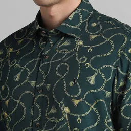 SIMON CARTER LONDON Men Printed Casual Shirt image 3