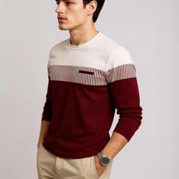 FASHIUM Men Colourblocked Pockets T-shirt image 3