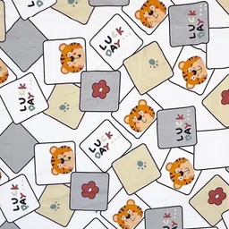 WEAVE AND DECOR White Graphic 300 TC Bedsheet with 2 Pillow Covers image 2